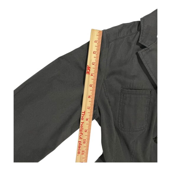 Eddie Bauer Women's Utility Jacket, Size 4, Charcoal Black Multi-Flap Pockets - Picture 10 of 16